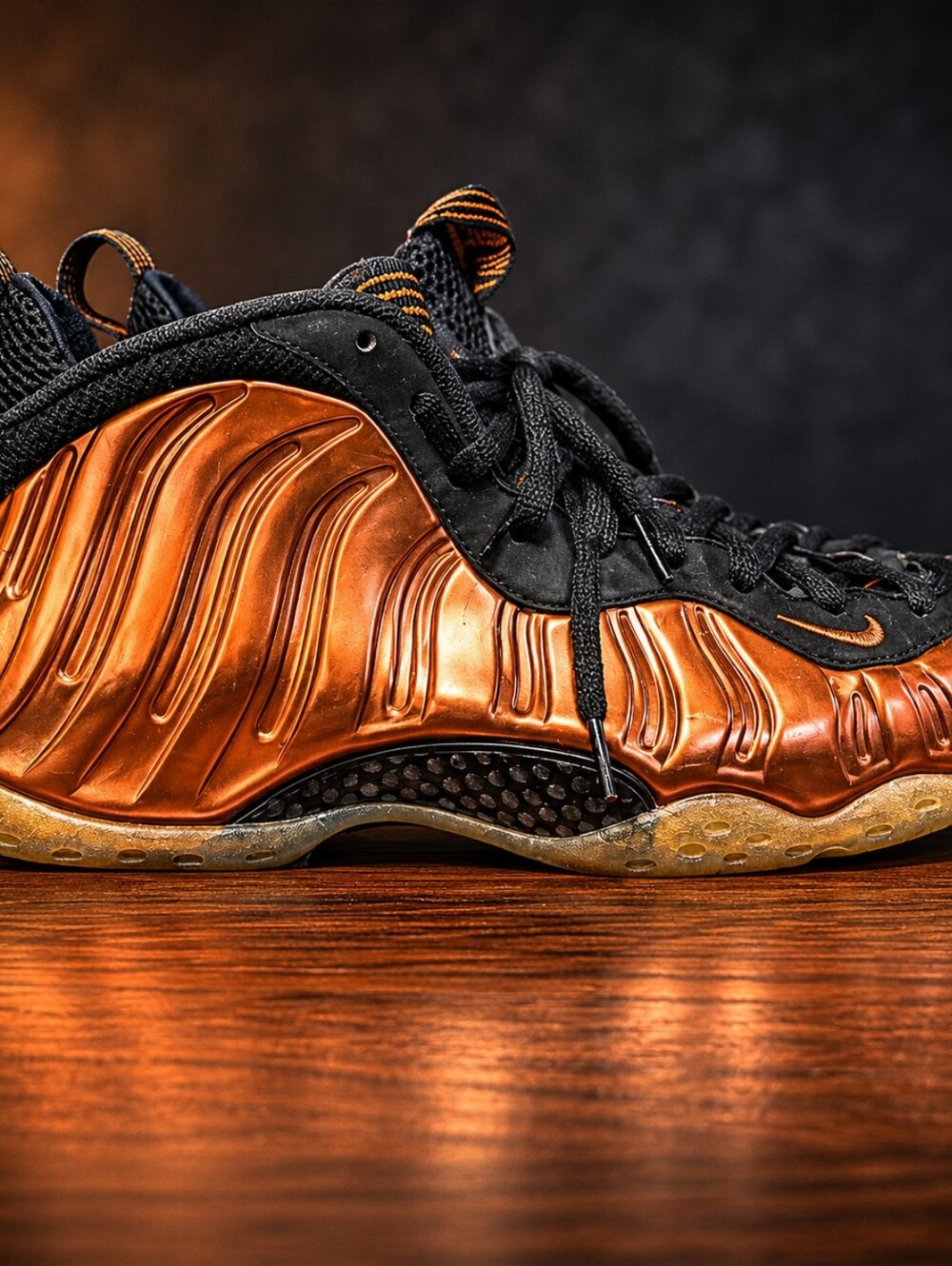 Nike Air Foamposite One Copper 2017 Black Bronze Penny Mens Basketball Shoes